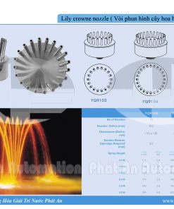 Vòi phun nước Stainless-steel-Crowne-nozzle