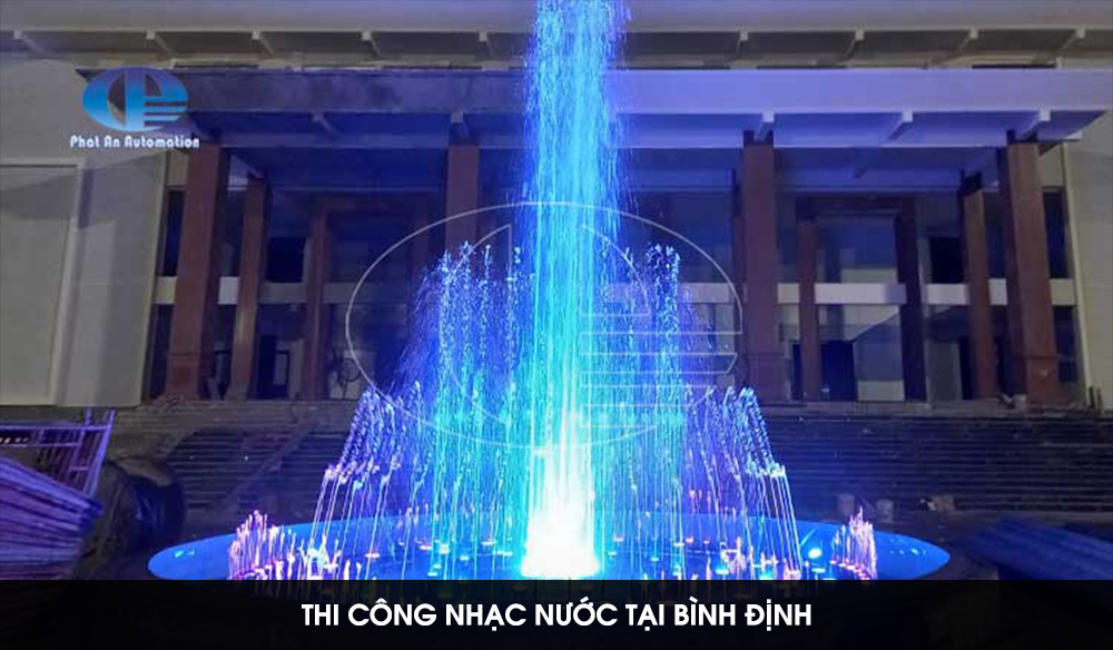 thi công nhạc nước tại bình định