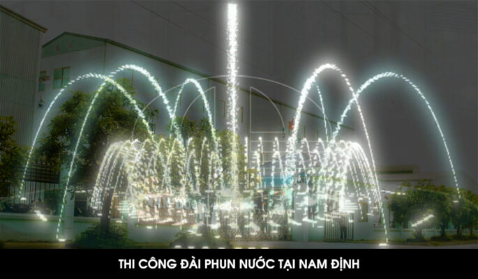 thi công đài phun nước tại nam định