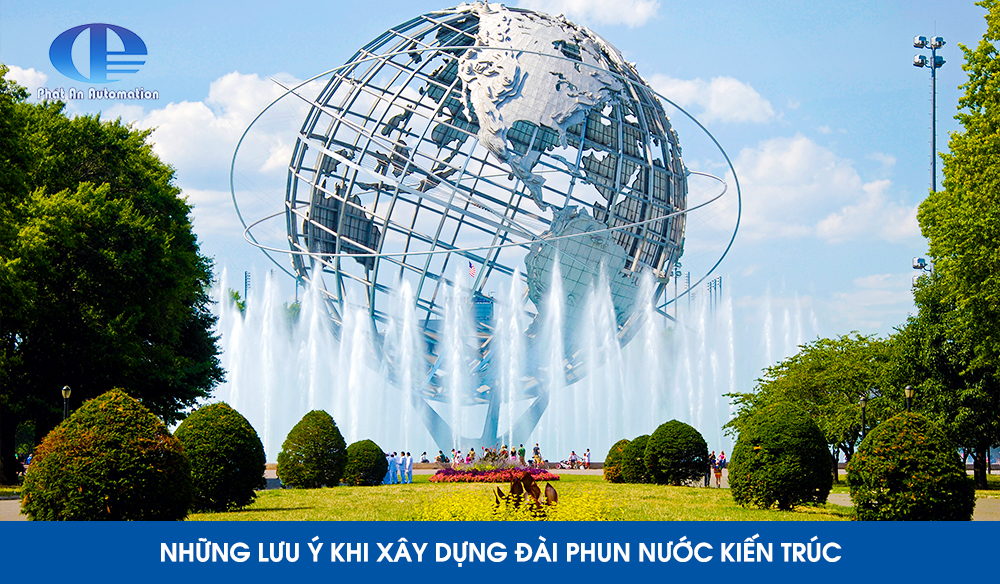những lưu đài phun nước kiến trúc